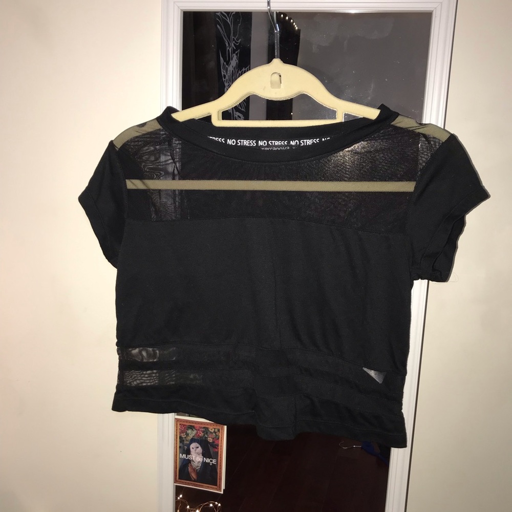 Mesh Crop Top